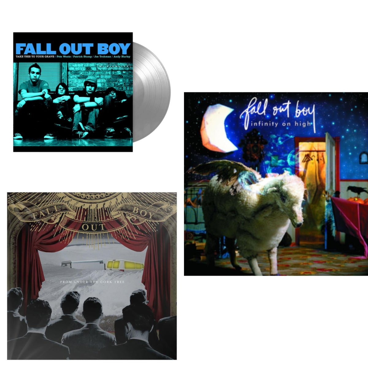 Take This To Your Grave (Fbr 25Th Anniversary Edition/Silver LP Vinyl) & From Under The Cork Tree & Infinity On High