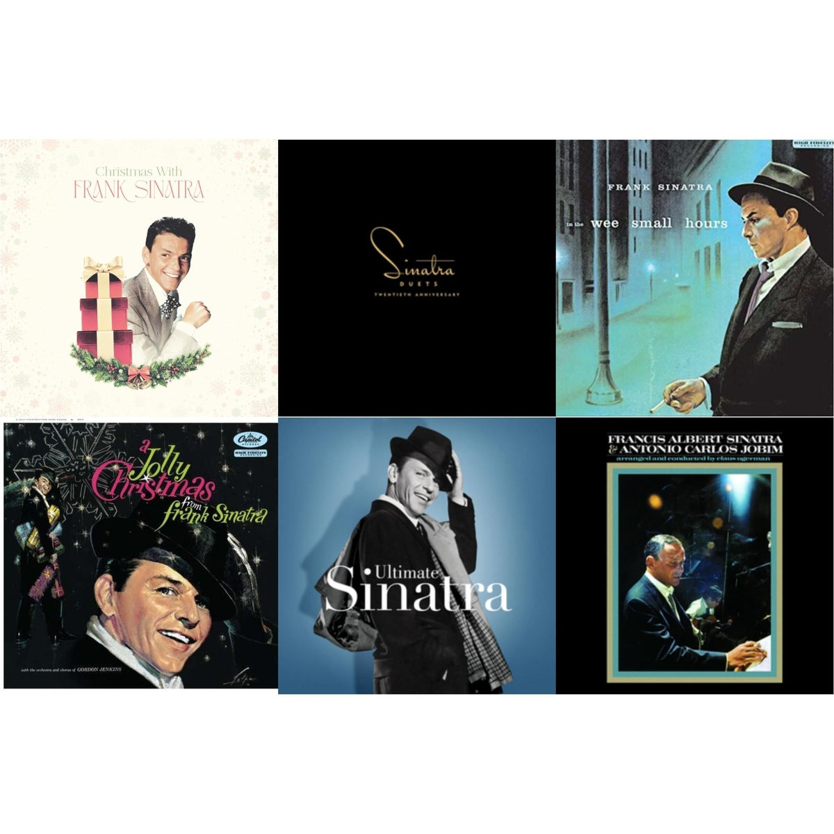Christmas With Frank Sinatra (150G/Opaque White LP Vinyl) & Duets & In The Wee Small Hours & Jolly Christmas From Frank Sinatra  & Ultimate Sinatra & Francis Albert Sinatra & Antonio Carlos Jobim
