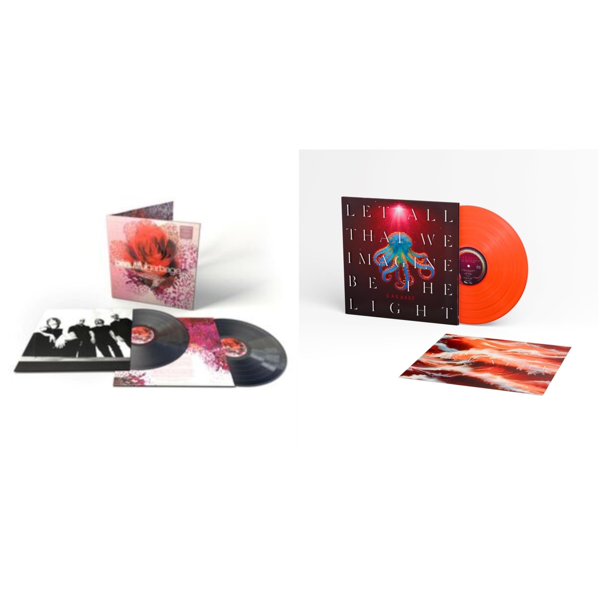 Beautifulgarbage (2LP/180G/20Th Anniversary/Remastered/Import) & Let All That We Imagine Be The Light (Orange LP Vinyl)