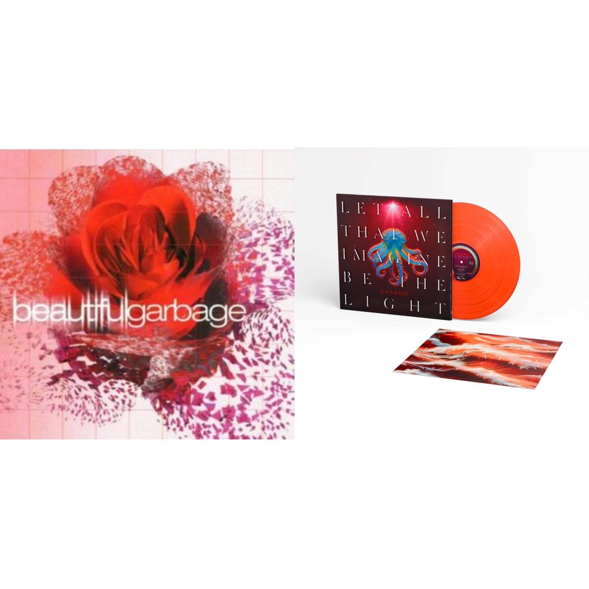 Beautifulgarbage (2LP/White Vinyl/140G/20Th Anniversary/Remastered/Limited/Import) & Let All That We Imagine Be The Light (Orange LP Vinyl)