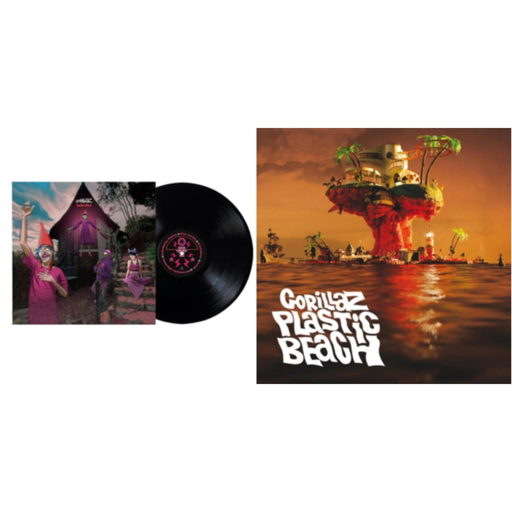Gorillaz - Cracker Island & Plastic Beach - LP Vinyl Bundle