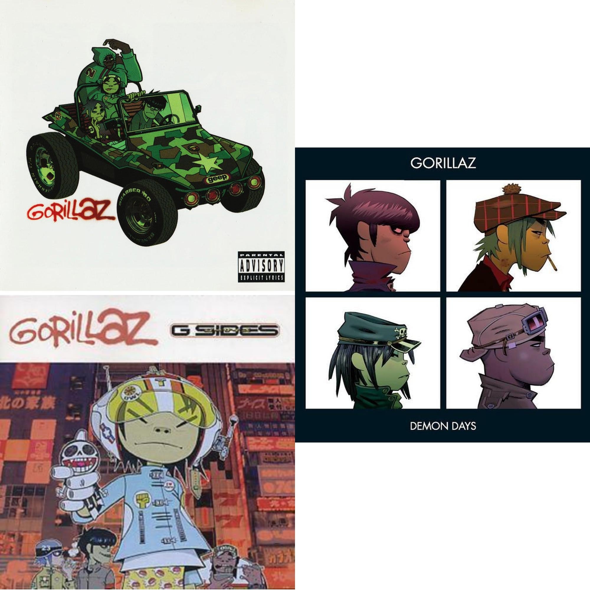 Gorillaz & G-Sides & Demon Days