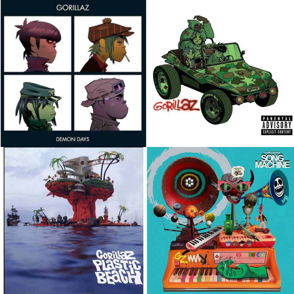 Song Machine: Season One & Plastic Beach (2LP) & Gorillaz & Demon Days (2LP)