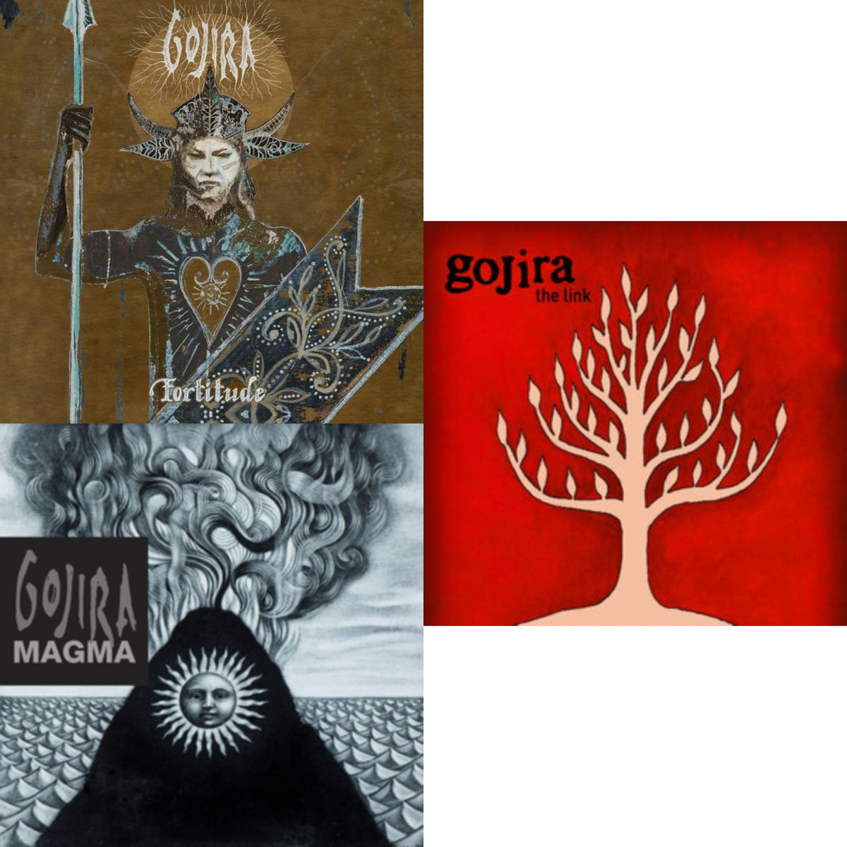 This is a 3 LP Vinyl SKU bundle.
1.This LP Vinyl is brand new.Format: LP VinylThis item's title is: FortitudeArtist: GojiraLabel: ROADRUNNER RECORDSBarcode: 075678644511Release Date: 4/30/2021
2.This LP Vinyl is brand new.
