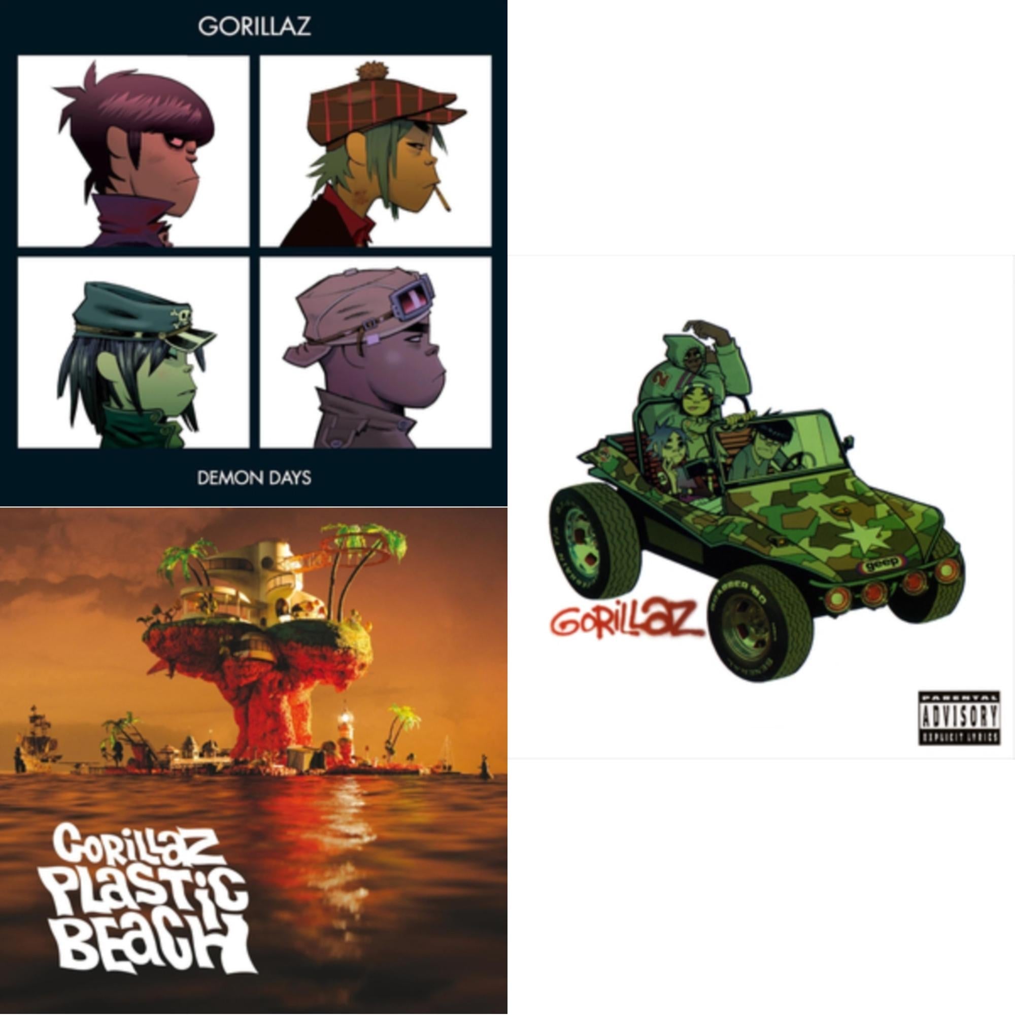 Demon Days & Plastic Beach & Gorillaz