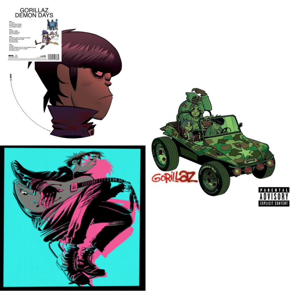 Demon Days (Picture Disc/2LP) & Now Now (180G/Dl Code) & Gorillaz