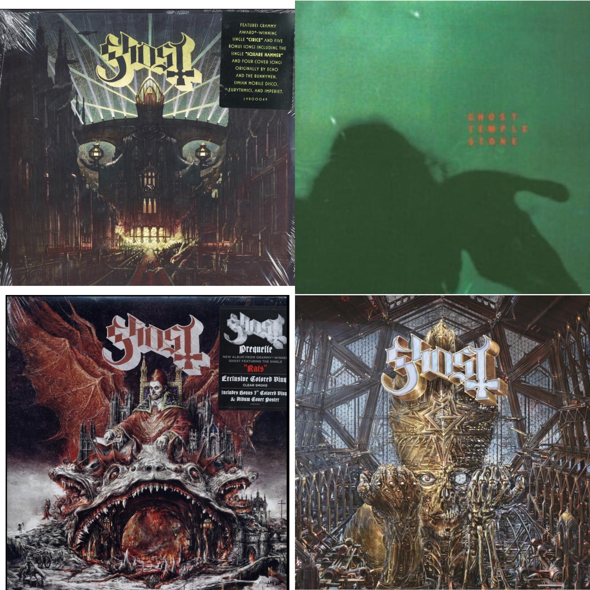Temple Stone (Clear Green LP Vinyl) & Meliora (Deluxe Edition) & Prequelle (LP/Clear Smoke 7 Inch) & Impera