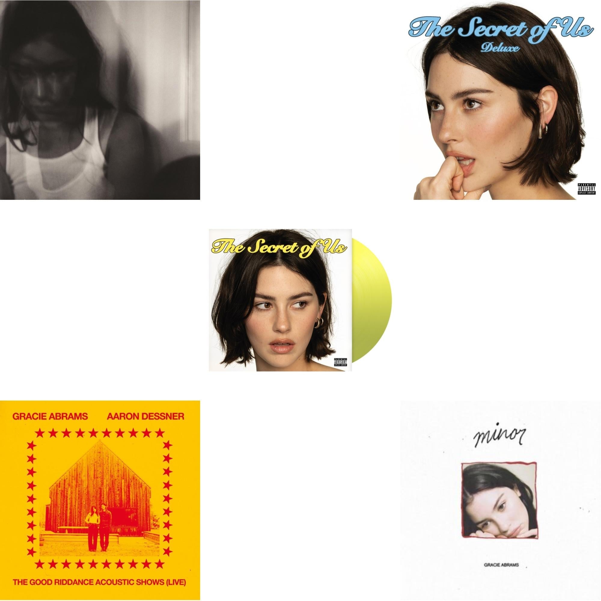 Good Riddance (Deluxe/2LP) & Good Riddance Acoustic Shows (Live) (Magenta LP Vinyl) & Secret Of Us (X) (Yellow LP Vinyl) & Secret Of Us (Deluxe/Transparent Moonlight Vinyl/2LP) & Minor - Ep