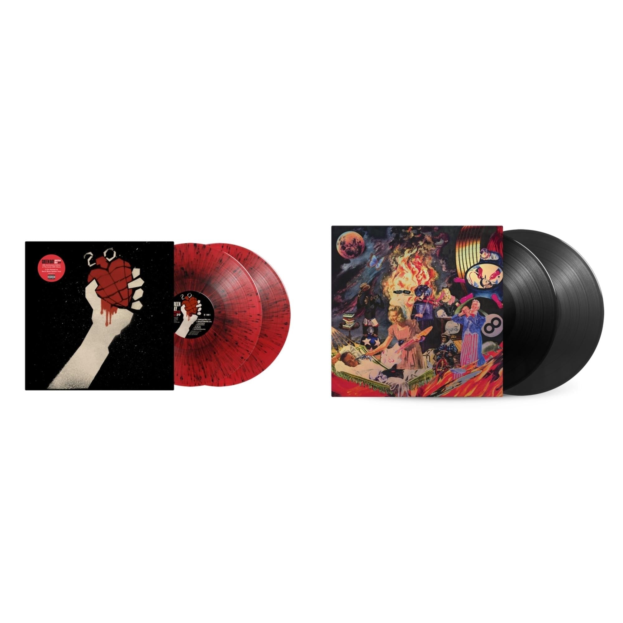 American Idiot (2LP/Red & Black Splatter Vinyl) & Insomniac (25Th Anniversary/2LP)