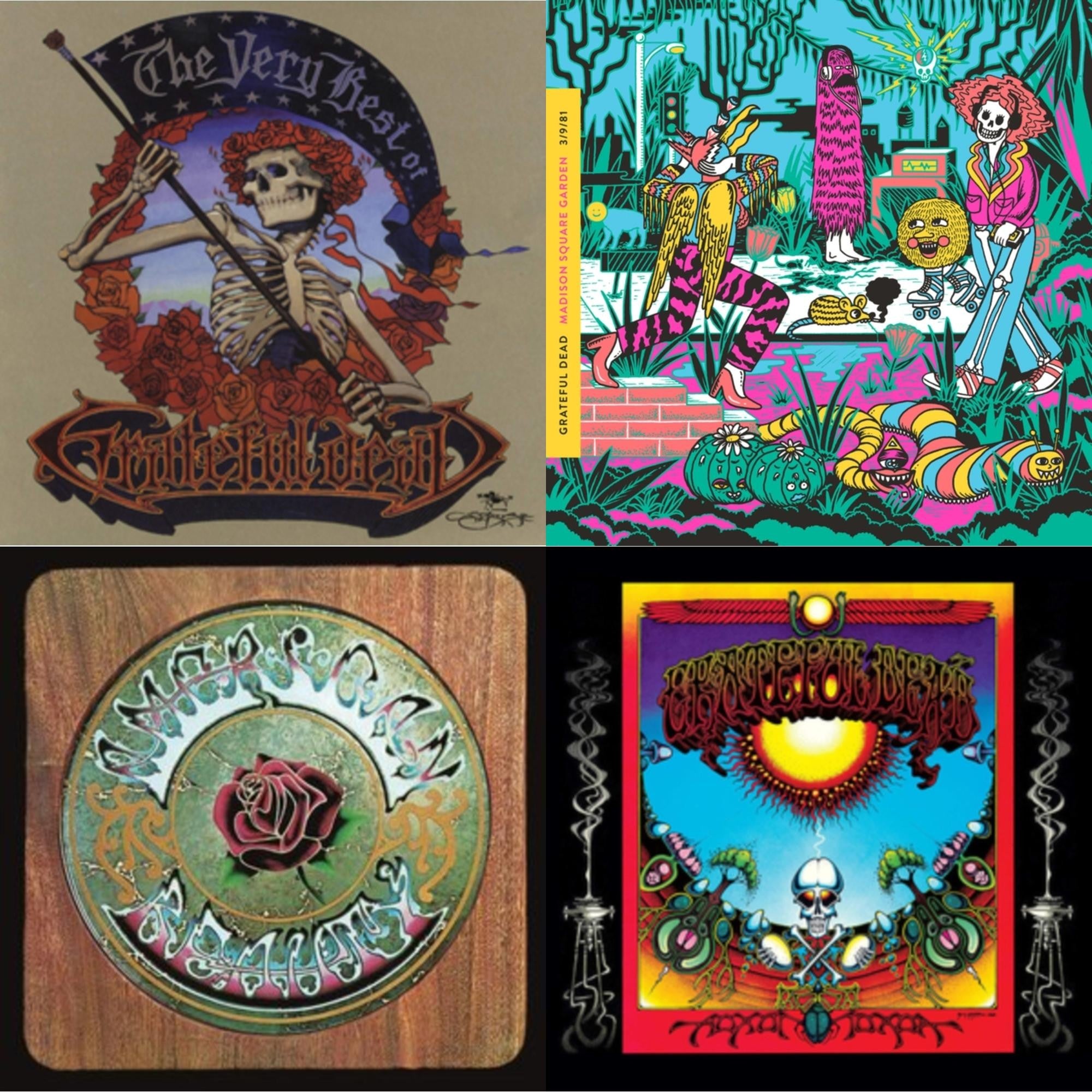 Very Best Of Grateful Dead & Madison Square Garden, New York, Ny 3/9/81 (Live) (3CD) & American Beauty & Aoxomoxoa (50Th Anniversary Edition/2CD)