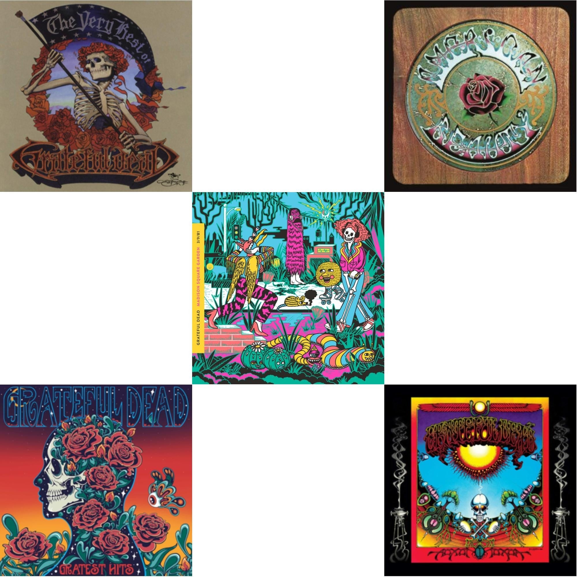 Very Best Of Grateful Dead & Gratest Hits & Madison Square Garden, New York, Ny 3/9/81 (Live) (3CD) & American Beauty & Aoxomoxoa (50Th Anniversary Edition/2CD)