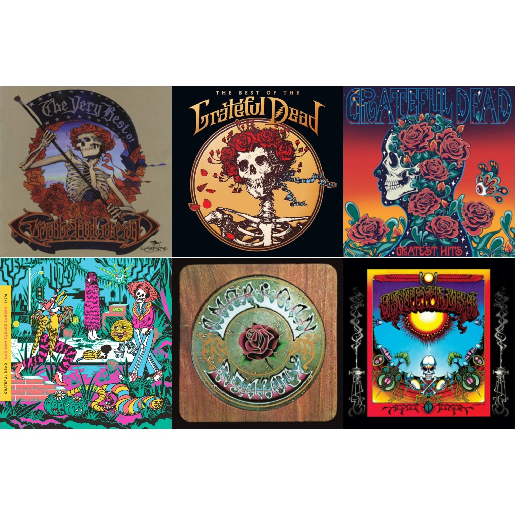 Very Best Of Grateful Dead & Best Of 1967 - 1977 & Gratest Hits & Madison Square Garden, New York, Ny 3/9/81 (Live) (3CD) & American Beauty & Aoxomoxoa (50Th Anniversary Edition/2CD)