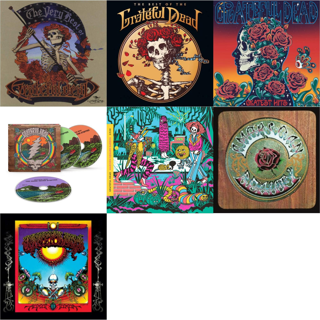Very Best Of Grateful Dead & Best Of 1967 - 1977 & Gratest Hits & Music Never Stopped (3CD) & Madison Square Garden, New York, Ny 3/9/81 (Live) (3CD) & American Beauty & Aoxomoxoa (50Th Anniversary Edition/2CD)