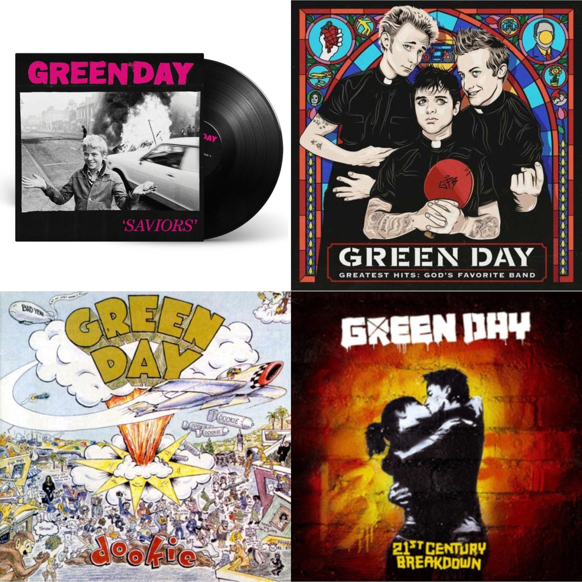Saviors & Greatest Hits: God's Favorite Band (X) & Dookie (Picture Disc) & 21St Century Breakdown