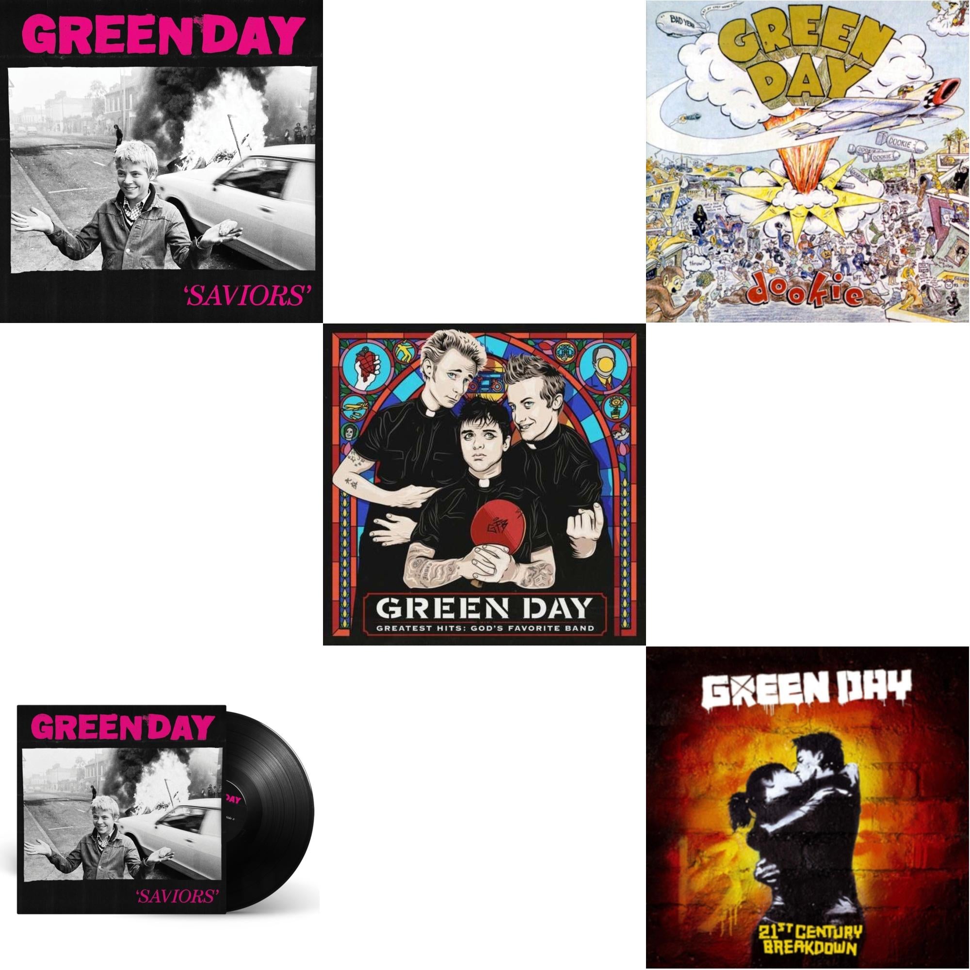 Saviors (180G/Deluxe LP Vinyl) & Saviors & Greatest Hits: God's Favorite Band (X) & Dookie (Picture Disc) & 21St Century Breakdown