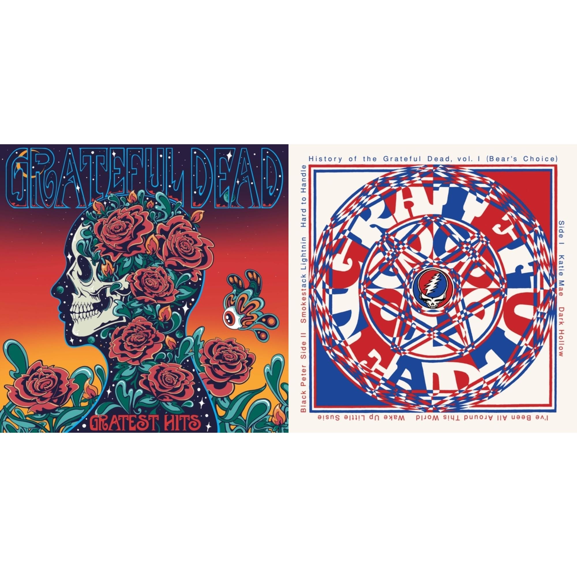 Gratest Hits (Light Blue LP Vinyl) & History Of The Grateful Dead Vol. 1