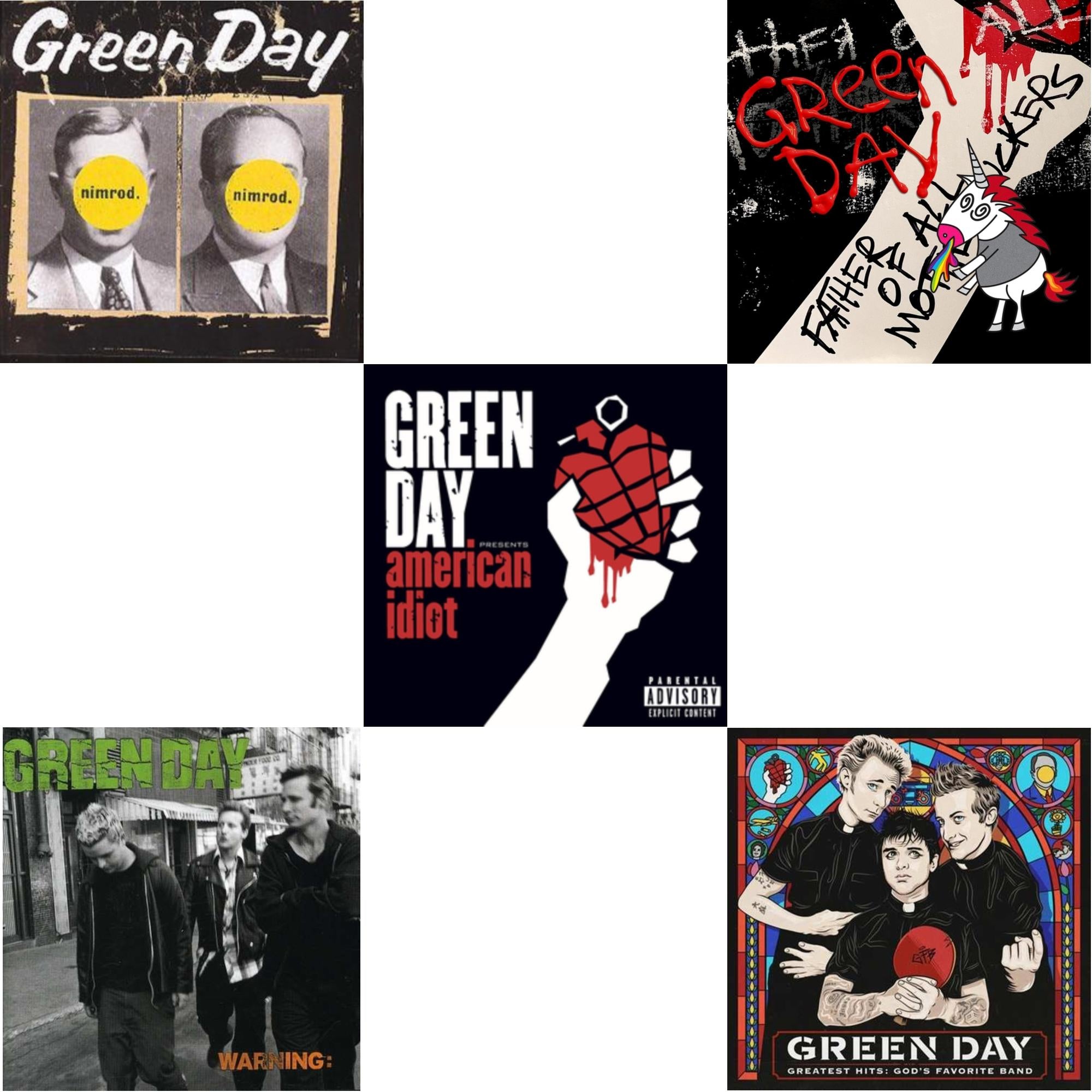 Nimrod & Warning & American Idiot & Father Of All… (X) & Greatest Hits: God's Favorite