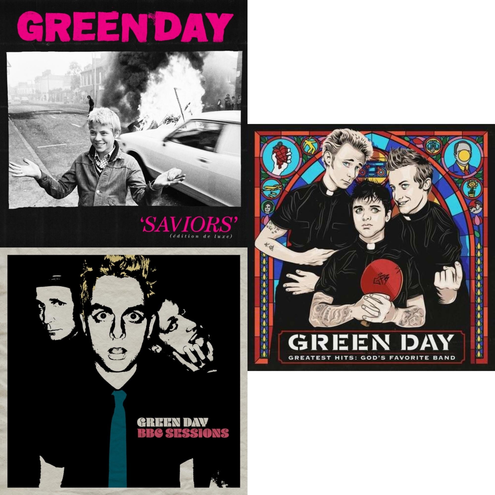 Saviors (Edition De Luxe/2LP/Hot Pink W/ White Splatter Vinyl) & Bbc Sessions (X) (2LP) & Greatest Hits: God's Favorite Band (X)