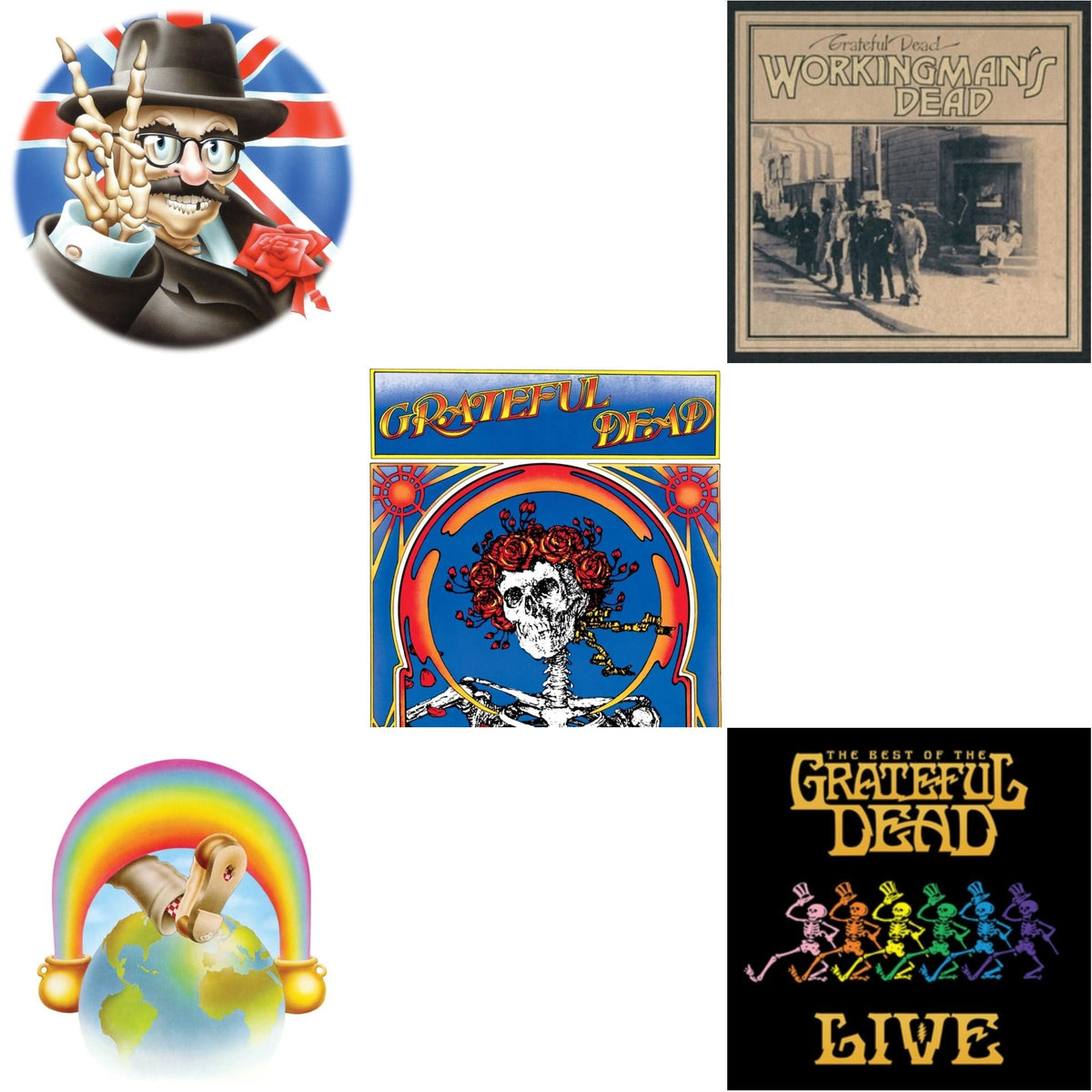 Lyceum Theatre, London, England 5/26/72 (Live) (4CD) & Europe 72 (Live) (50Th Anniversary Edition/2CD) & Grateful Dead (Skull & Roses) (Live) (Expanded Edition/2CD) & Workingman's Dead (50Th Anniversary Deluxe Edition/3CD)