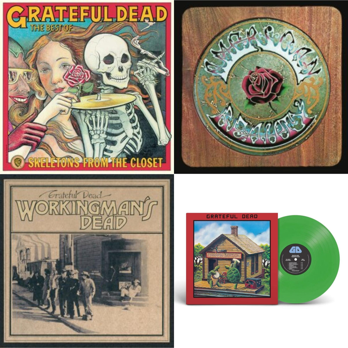 This is a 4 LP Vinyl SKU bundle.
1.This LP Vinyl is brand new.Format: LP VinylMusic Style: Folk RockThis item's title is: Terrapin Station (Emerald Green LP Vinyl) (Syeor)Artist: Grateful DeadLabel: Rhino Records (2)Barcode: 081227819514Release Date: 1/12/2024
2.