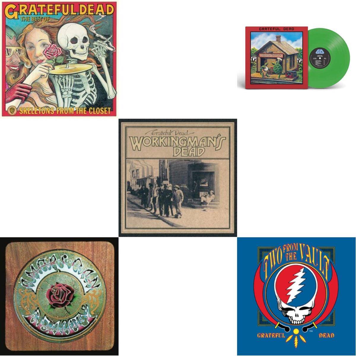 This is a 5 LP Vinyl SKU bundle.
1.This LP Vinyl is brand new.Format: LP VinylMusic Style: Folk RockThis item's title is: Terrapin Station (Emerald Green LP Vinyl) (Syeor)Artist: Grateful DeadLabel: Rhino Records (2)Barcode: 081227819514Release Date: 1/12/2024
2.