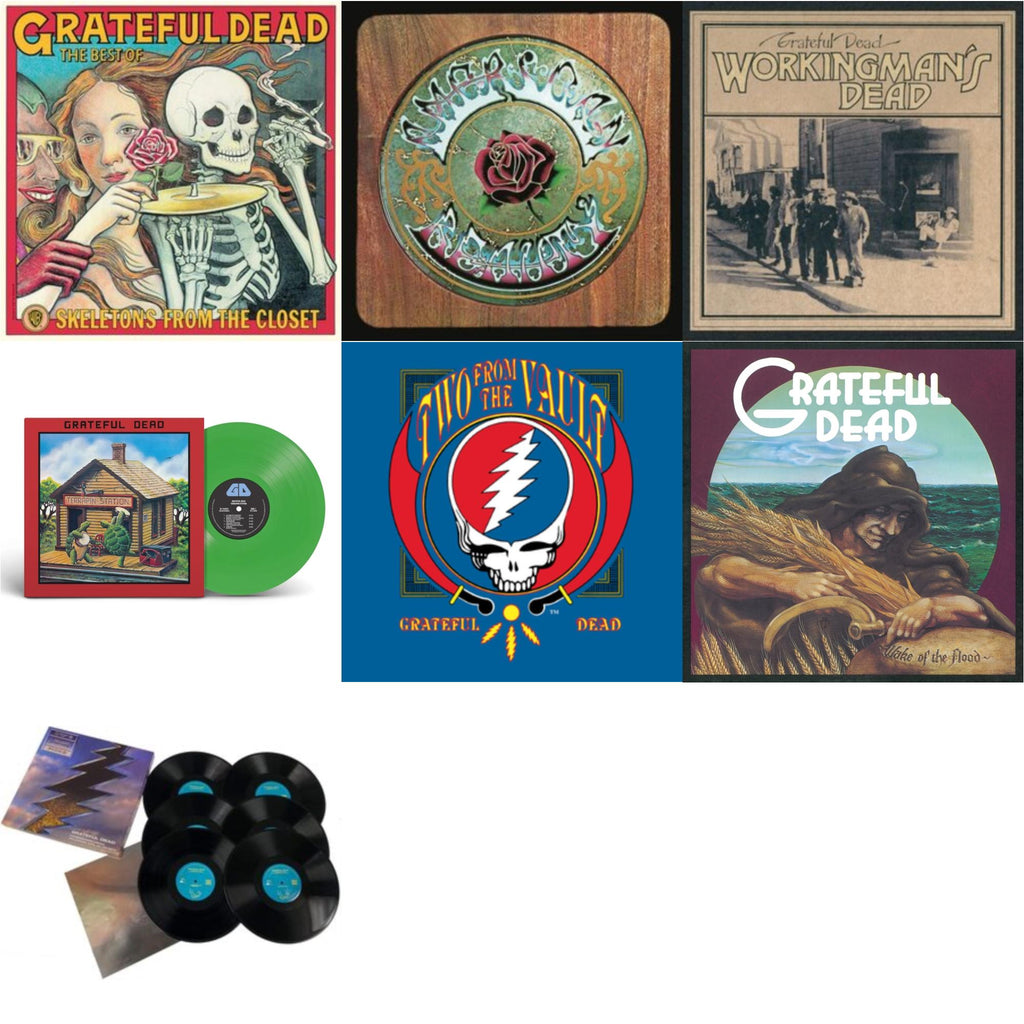 This is a 7 LP Vinyl SKU bundle.
1.This LP Vinyl is brand new.Format: LP VinylMusic Style: Folk RockThis item's title is: Terrapin Station (Emerald Green LP Vinyl) (Syeor)Artist: Grateful DeadLabel: Rhino Records (2)Barcode: 081227819514Release Date: 1/12/2024
2.