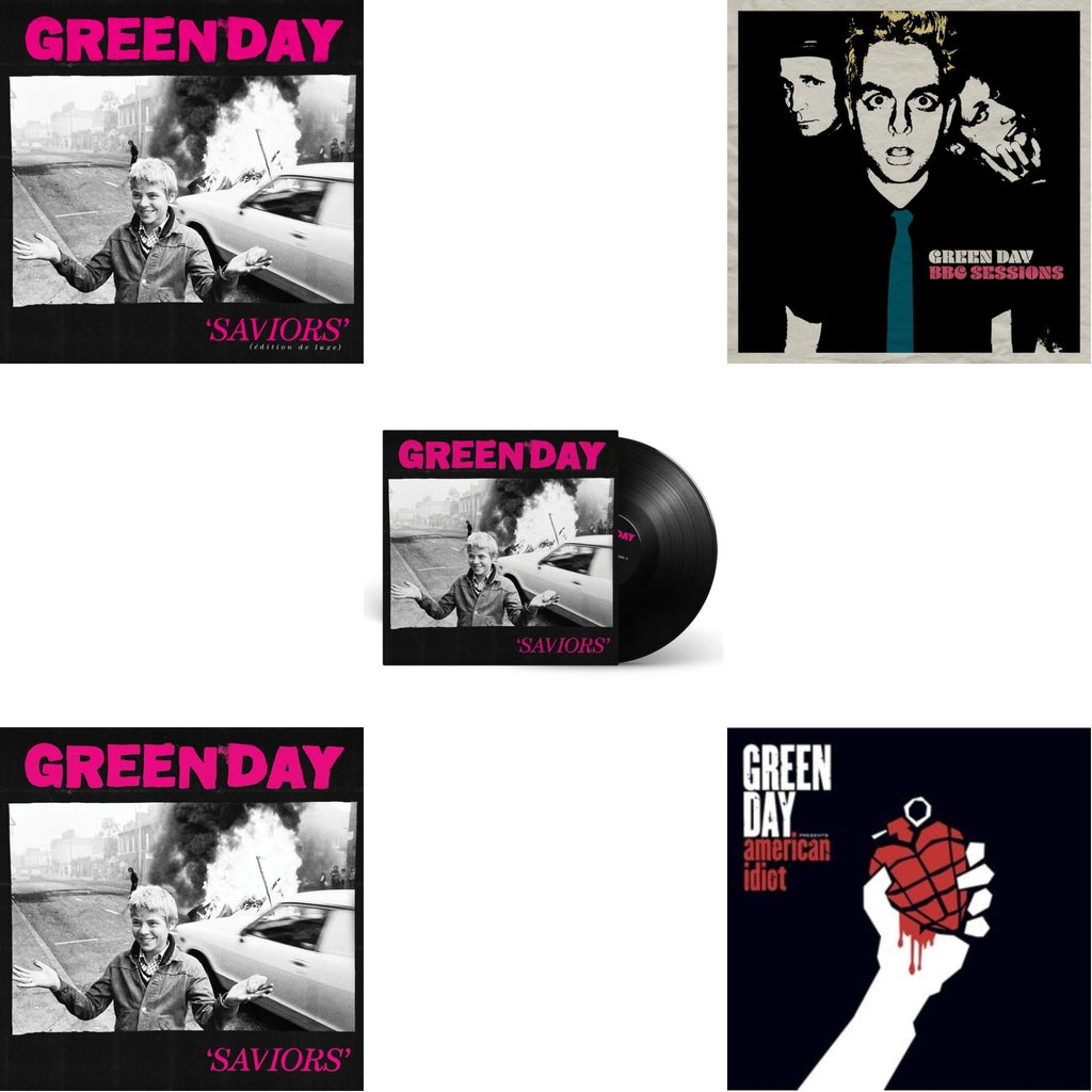 Saviors (Edition De Luxe/2LP/Hot Pink W/ White Splatter Vinyl) & Saviors (180G/Deluxe LP Vinyl) & Saviors & Bbc Sessions (X) (2LP) & American Idiot (W/Poster)