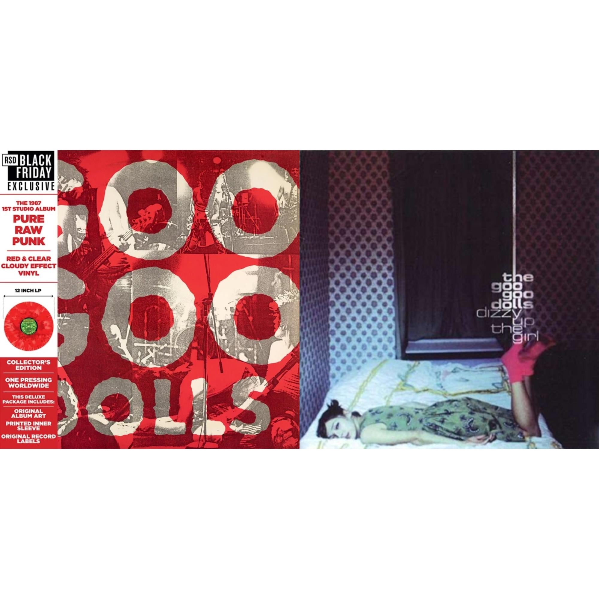 Dizzy Up The Girl & Goo Goo Dolls (Red & Clear Cloud LP Vinyl)