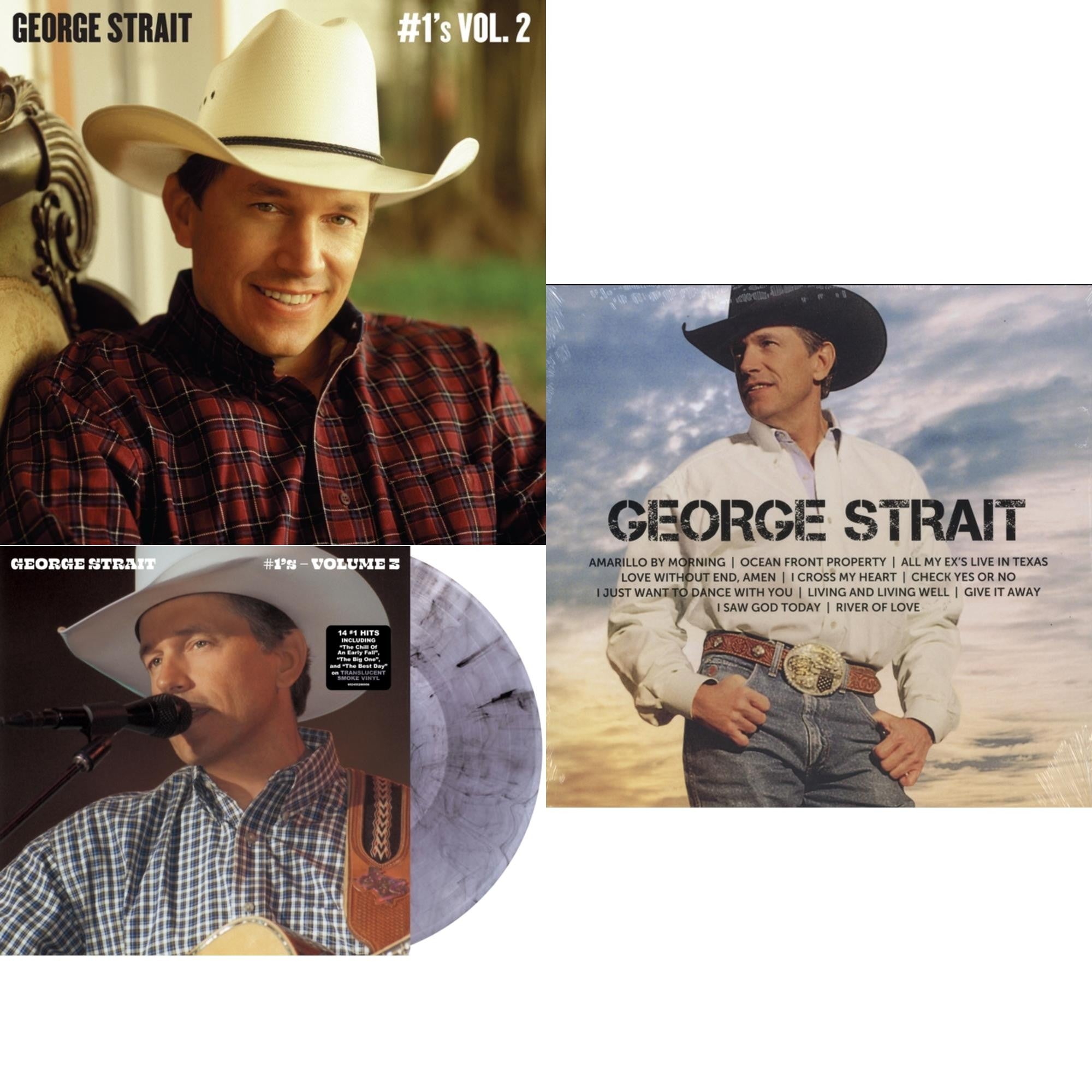 #1'S Volume 2 (Tan LP Vinyl) & #1'S Volume 3 (Translucent Smoke LP Vinyl) & Icon