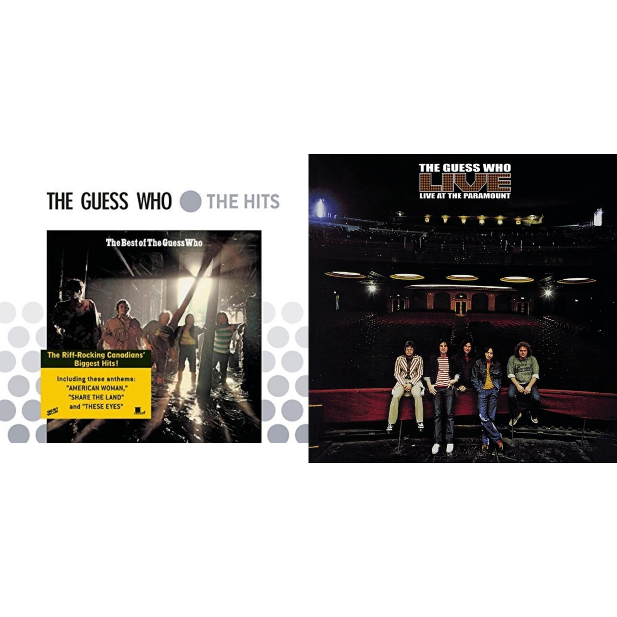 Guess Who - Best Of Guess Who & Live At The Paramount - CD Bundle