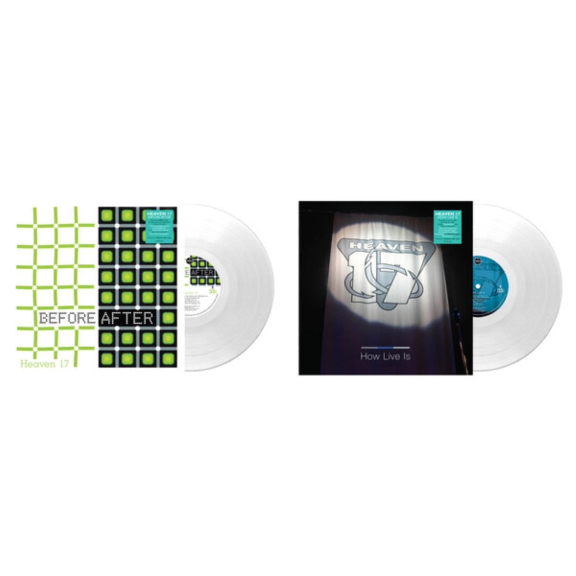 This is a 2 LP Vinyl SKU bundle.
1.This LP Vinyl is brand new.Format: LP VinylMusic Style: ElectroThis item's title is: Before After (140G/Clear LP Vinyl)Artist: Heaven 17Label: DEMON RECORDSBarcode: 5014797904484Release Date: 11/13/2020
2.This LP Vinyl is brand new.
