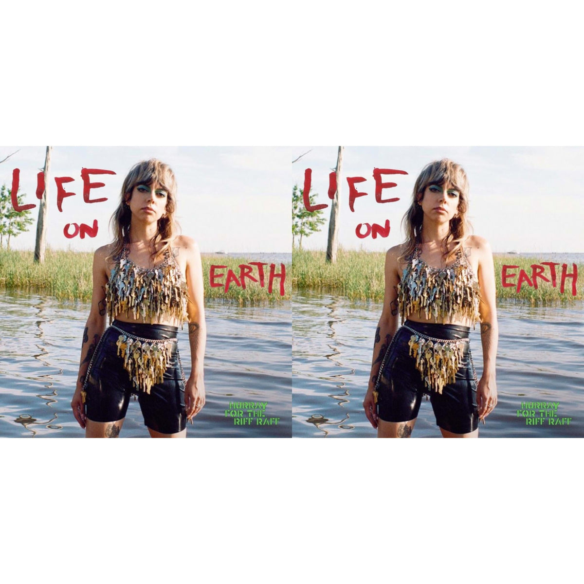 This is a 2 LP Vinyl SKU bundle.
1.This LP Vinyl is brand new.Format: LP VinylThis item's title is: Life On Earth (Clear LP Vinyl) (I)Artist: Hurray For The Riff RaffLabel: NONESUCHBarcode: 075597912999Release Date: 2/18/2022
2.This LP Vinyl is brand new.