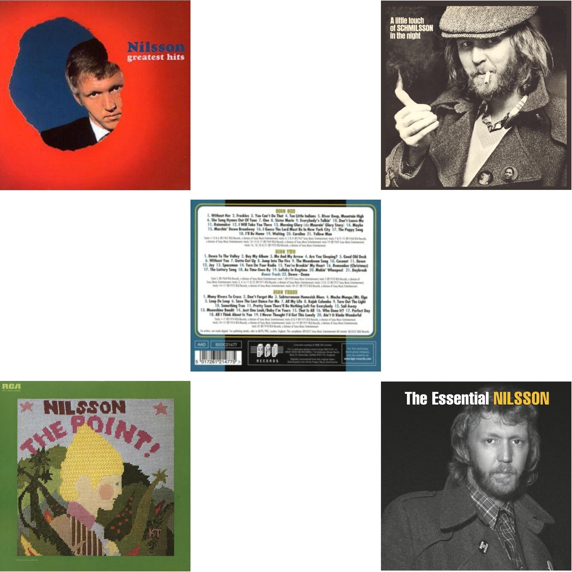 Greatest Hits & Point & A's & B's & Little Touch Of & Essential Nilsson