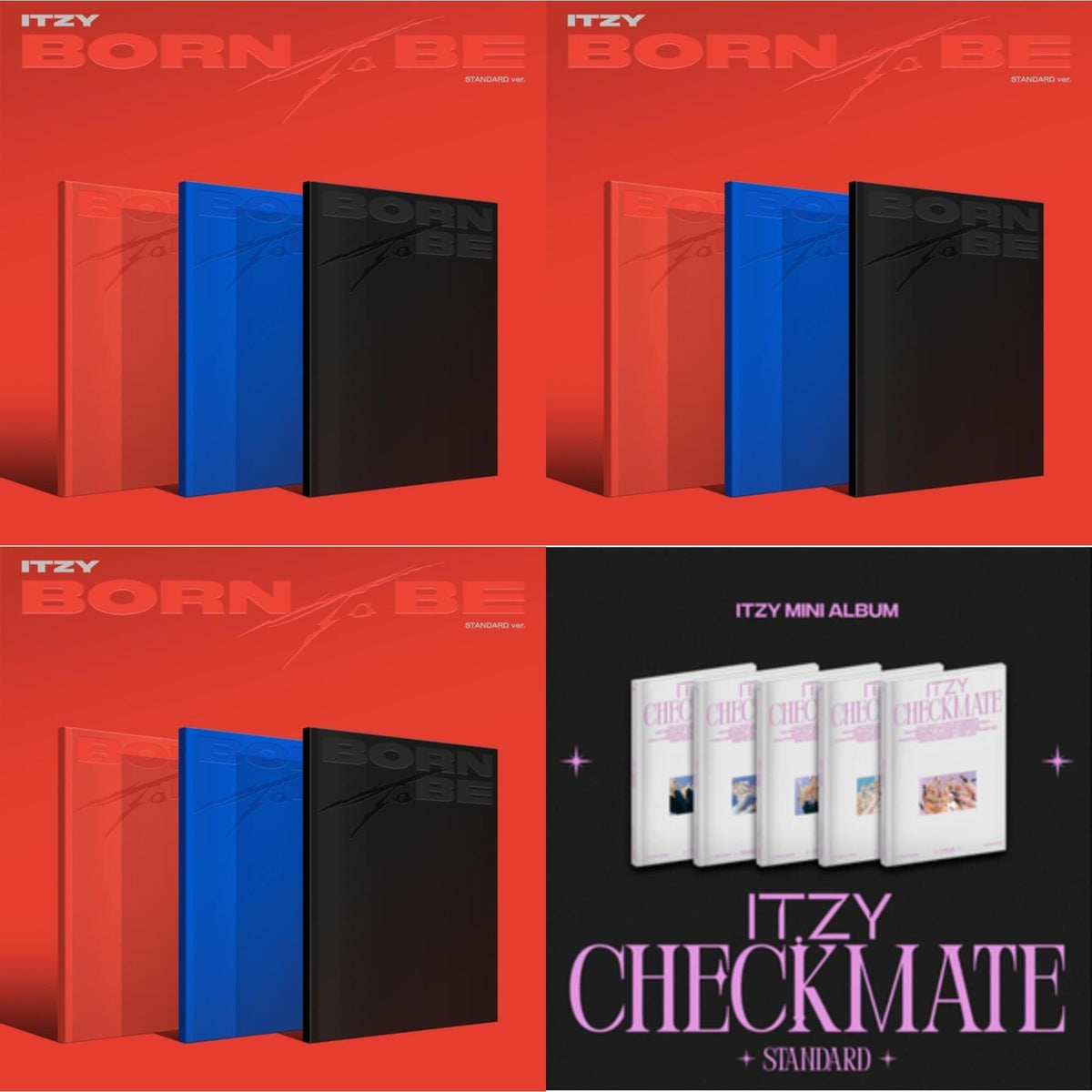 Born To Be (Version A) & Born To Be (Version B) & Born To Be (Version C) & Checkmate (Standard Edition)