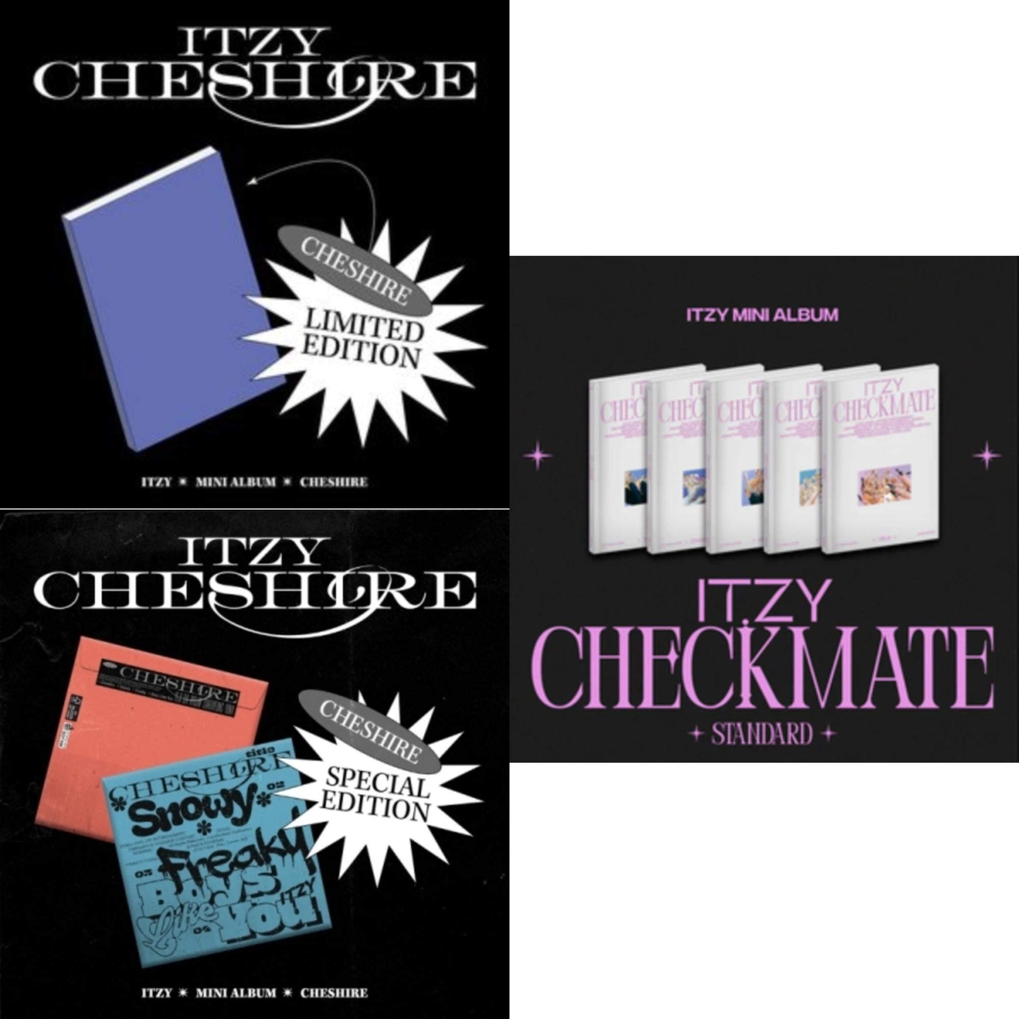 Cheshire (Limited Edition) & Cheshire Special Edition (Special Edition) & Checkmate (Standard Edition)
