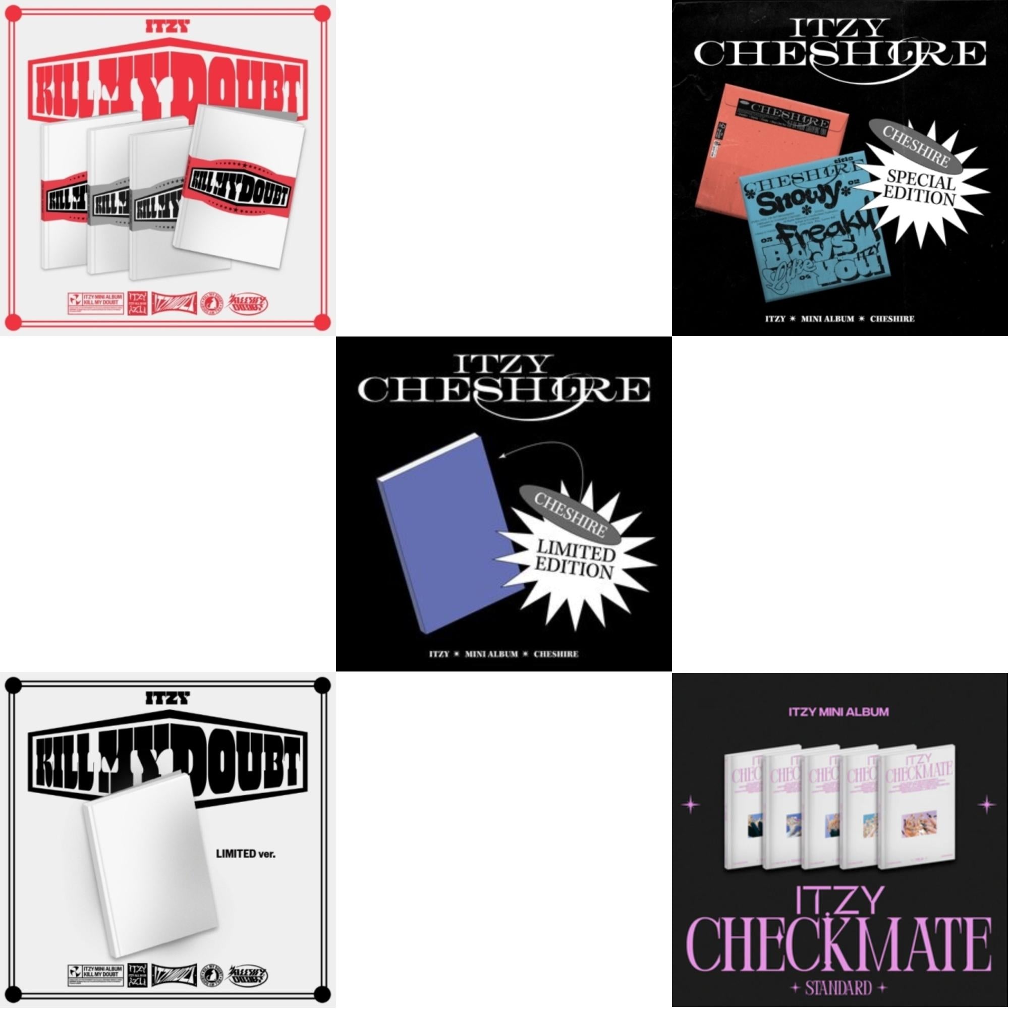 Kill My Doubt (Standard) & Kill My Doubt (Limited Edition) & Cheshire (Limited Edition) & Cheshire Special Edition (Special Edition) & Checkmate (Standard Edition)