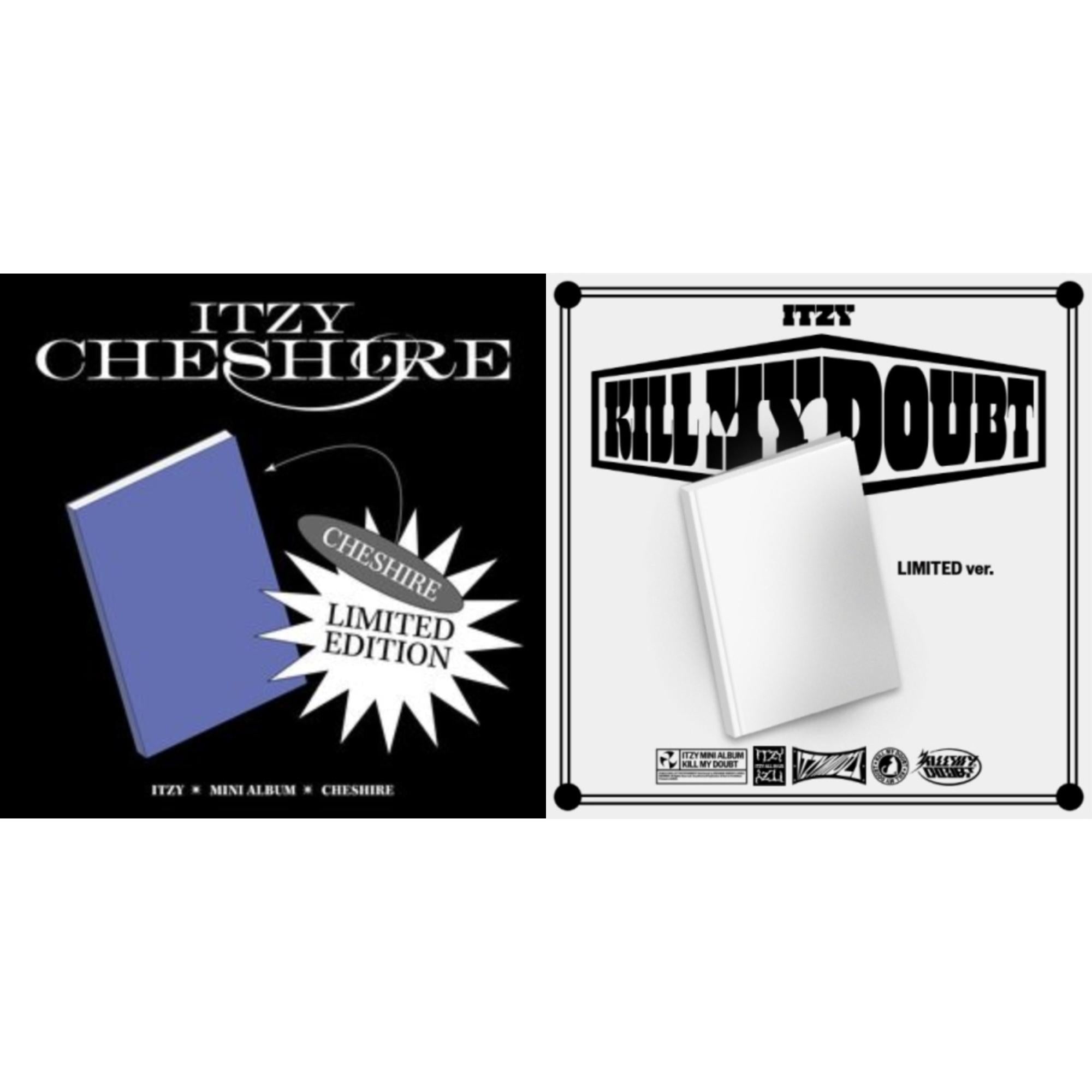 Itzy - Kill My Doubt (Limited Edition) & Cheshire (Limited Edition) - CD Bundle