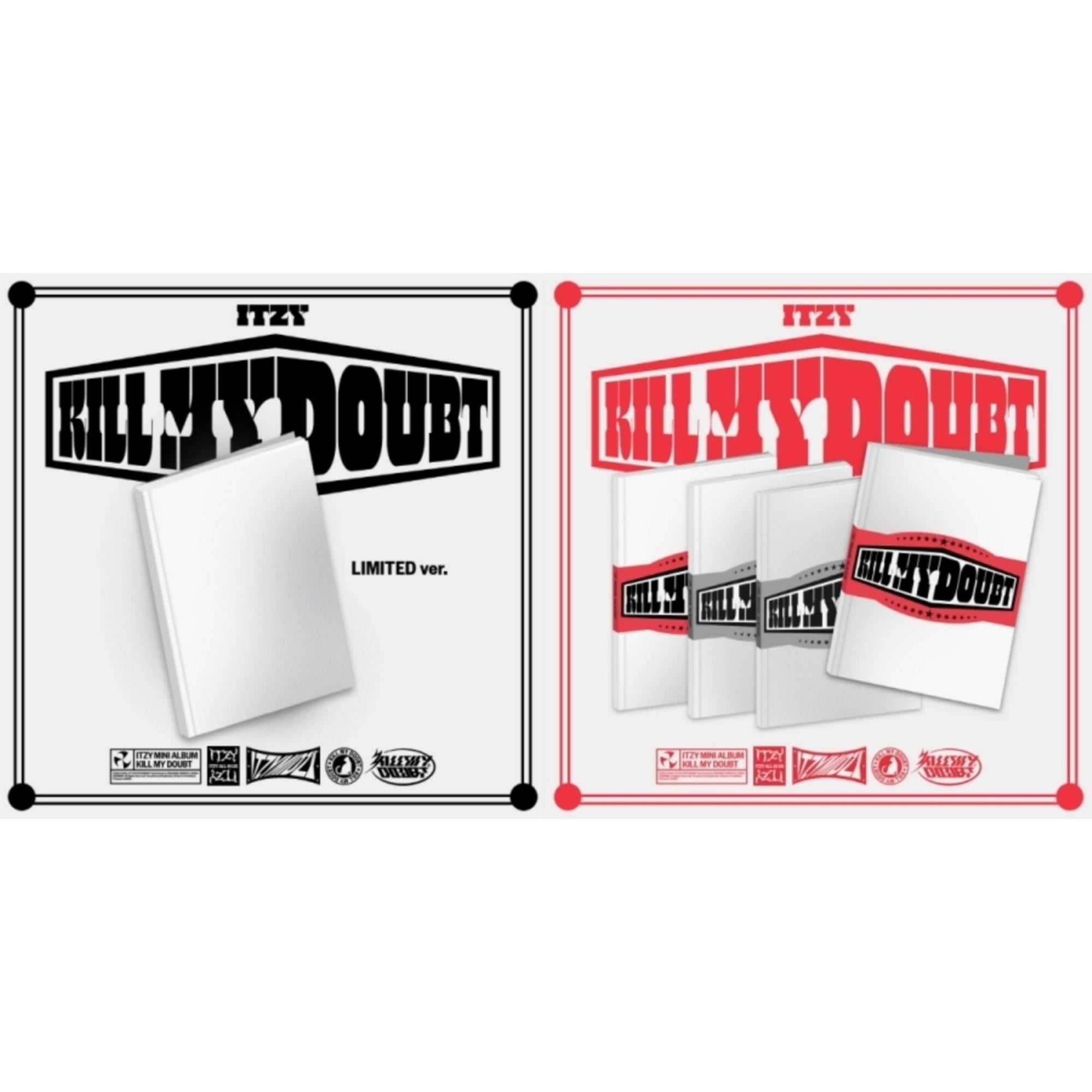 Itzy - Kill My Doubt (Standard) & Kill My Doubt (Limited Edition) - CD Bundle