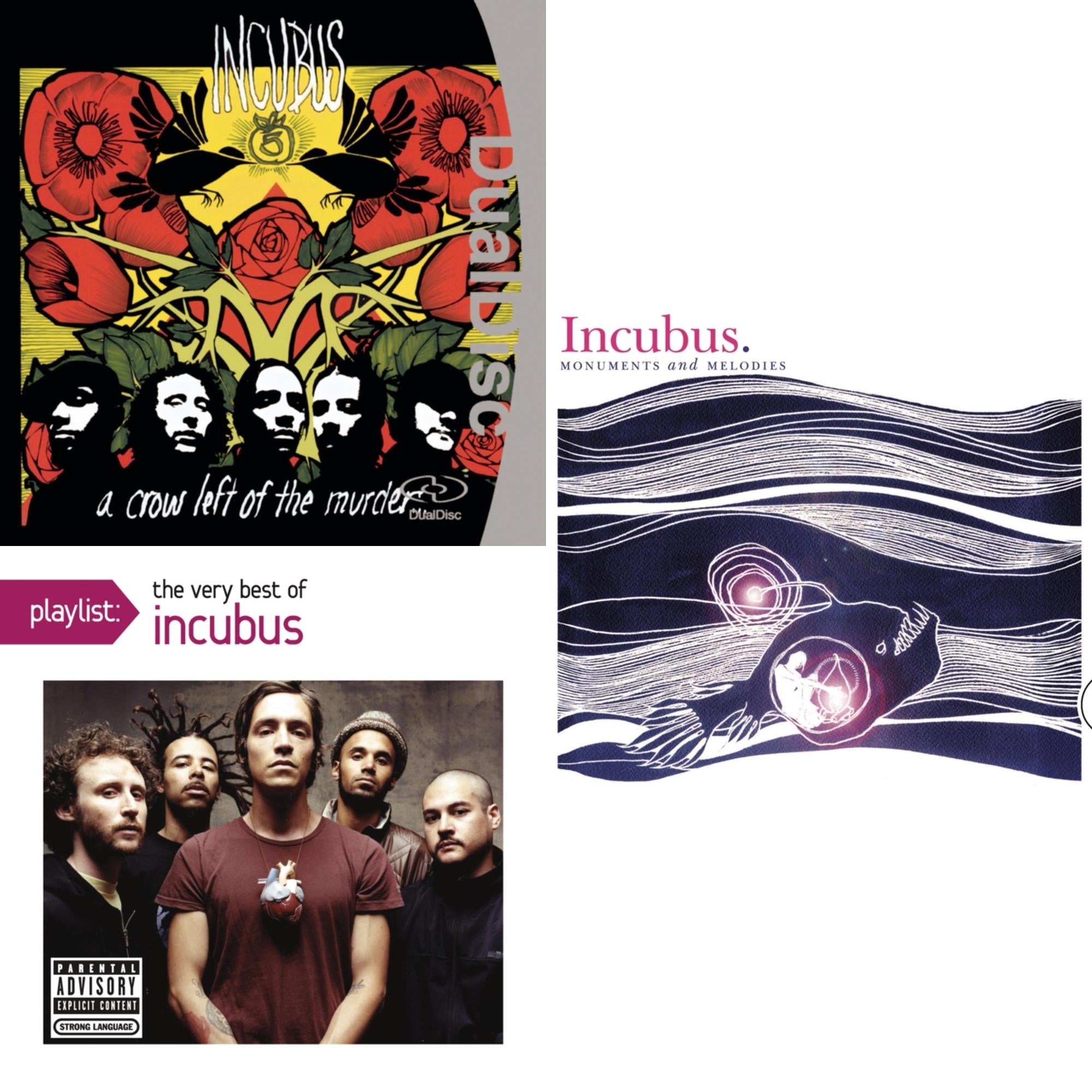Crow Left Of The Murder & Playlist: Very Best Of Incubus (Explicit) & Monuments And Melodies