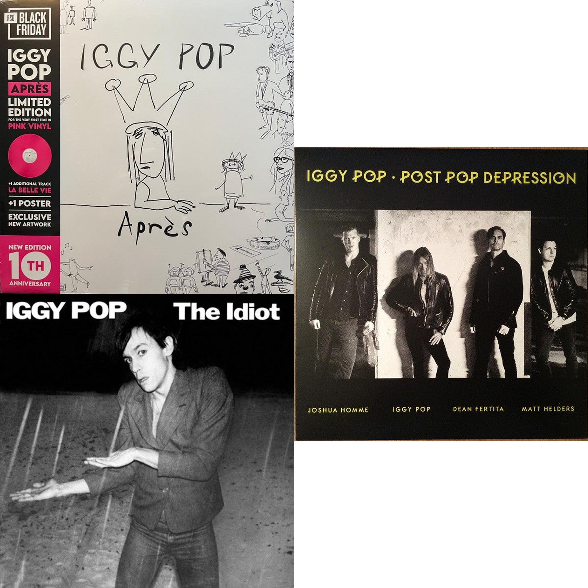 Apres (Deluxe/Pink LP Vinyl) & Idiot & Post Pop Depression (180G/Dl Card)
