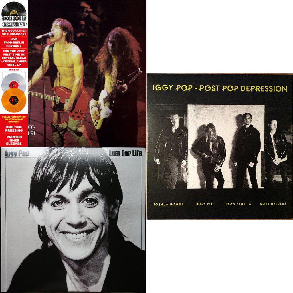Live In Berlin (1991) (2LP/Deluxe/Marble Neon Vinyl) & Lust For Life & Post Pop Depression (180G/Dl Card)