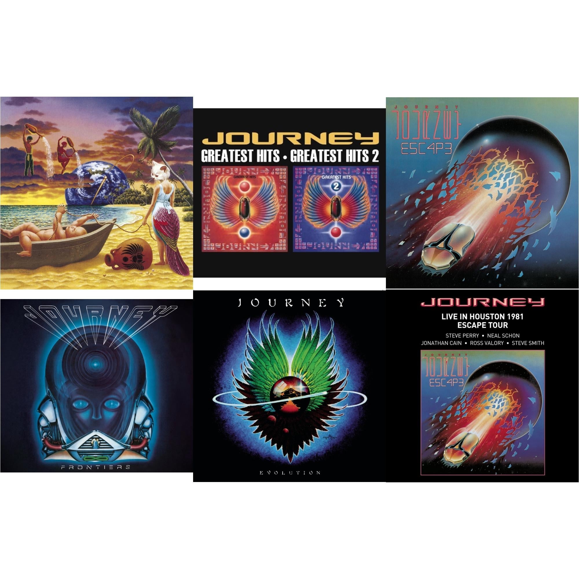 Trial By Fire & Greatest Hits 1 & 2 & Escape & Frontiers & Evolution & Live In Houston 1981: The Escape Tour