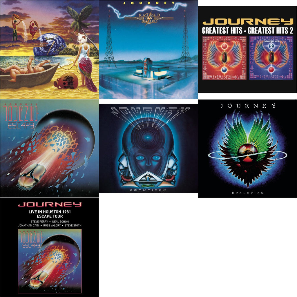 Trial By Fire & Raised On Radio & Greatest Hits 1 & 2 & Escape & Frontiers & Evolution & Live In Houston 1981: The Escape Tour