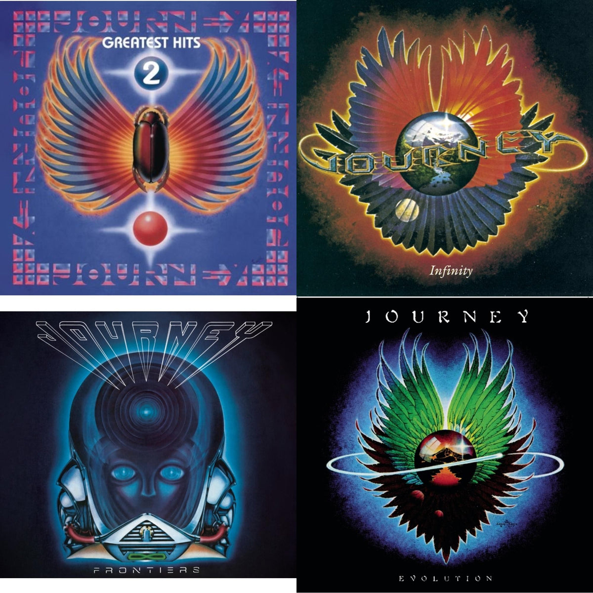 Journey's Greatest Hits Vol.2 & Infinity & Frontiers & Evolution