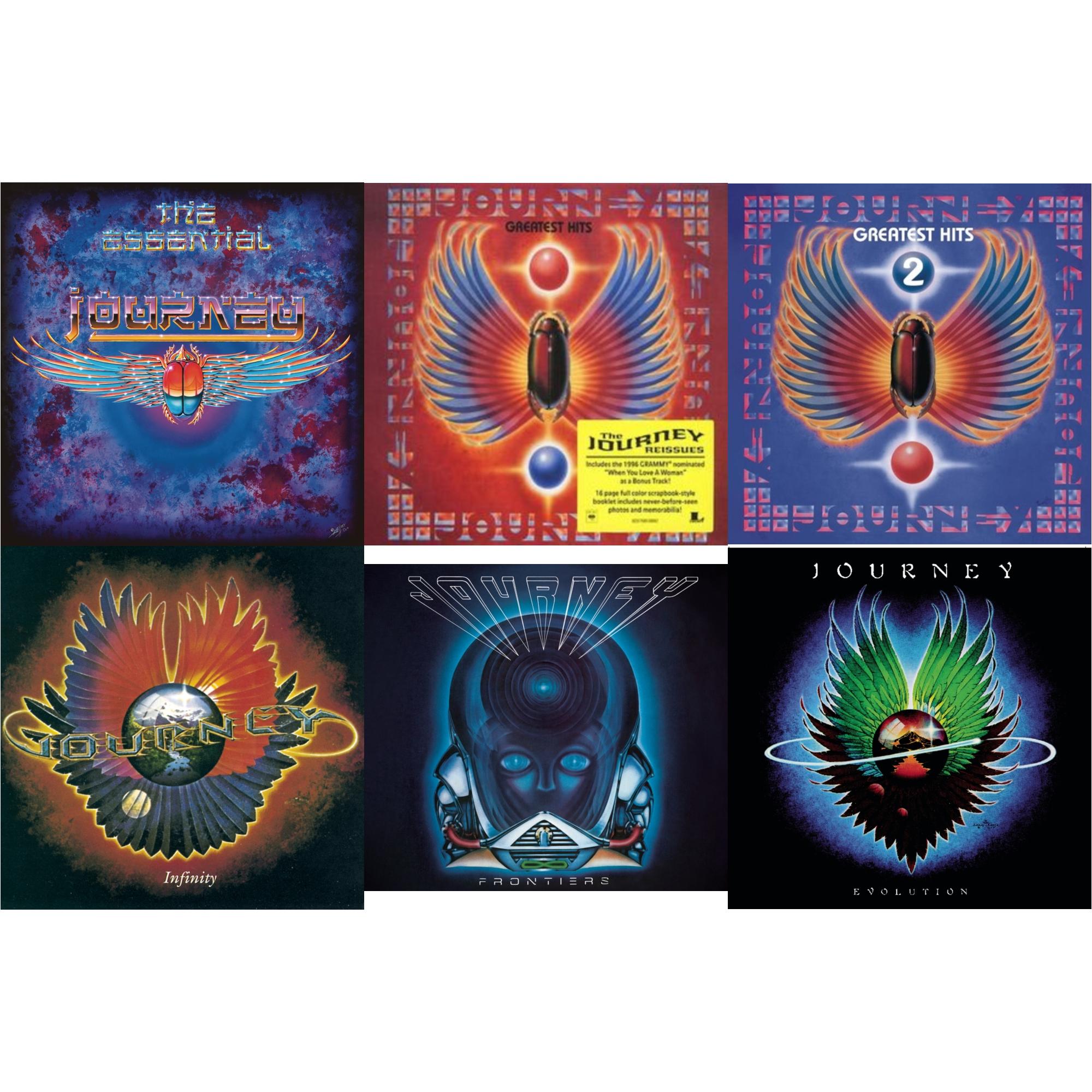 Essential Journey & Greatest Hits & Journey's Greatest Hits Vol.2 & Infinity & Frontiers & Evolution