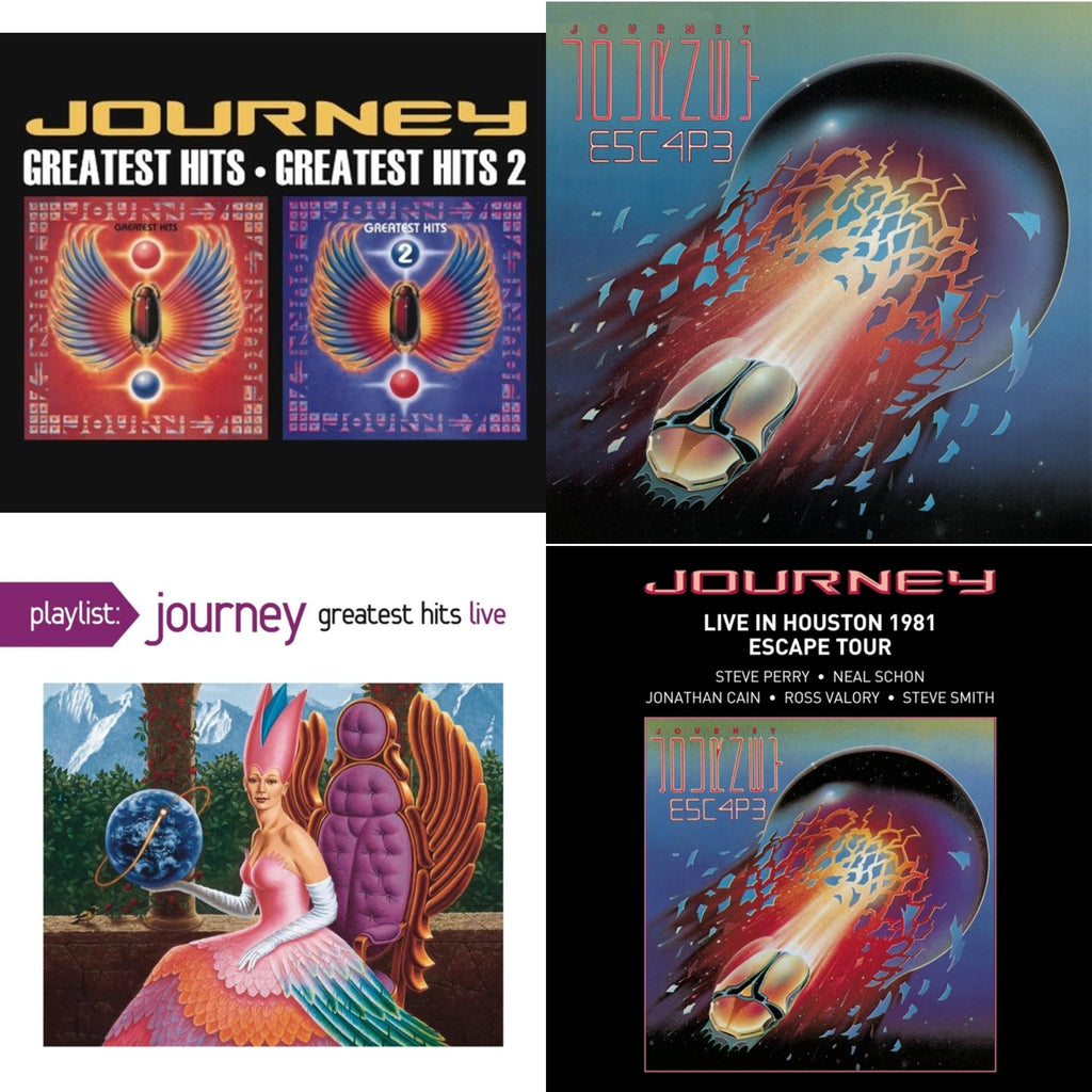 Greatest Hits 1 & 2 & Escape & Playlist: Journey Greatest Hits Live & Live In Houston 1981: The Escape Tour