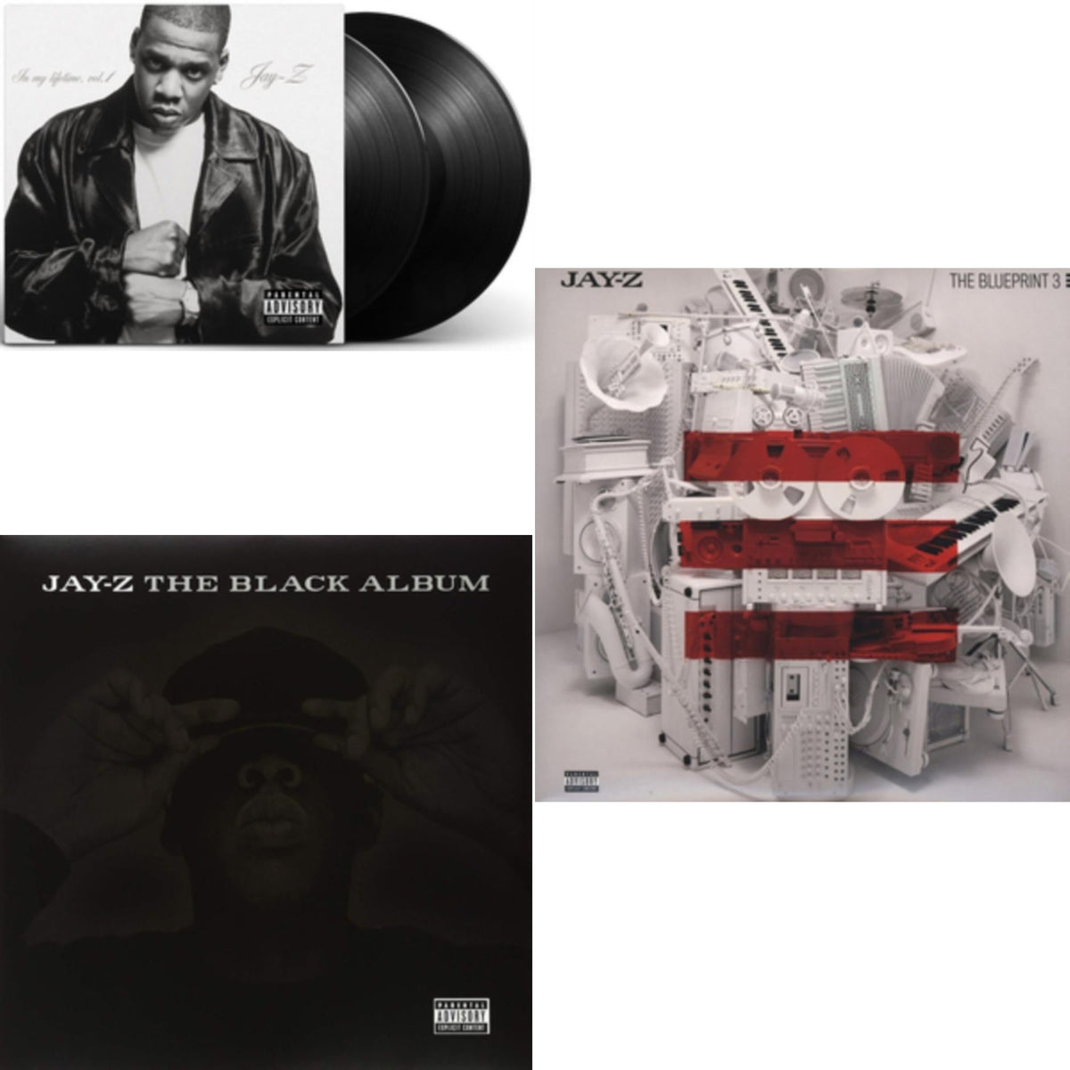 Blueprint 3 (Exp) & Black Album & In My Lifetime (Ex)