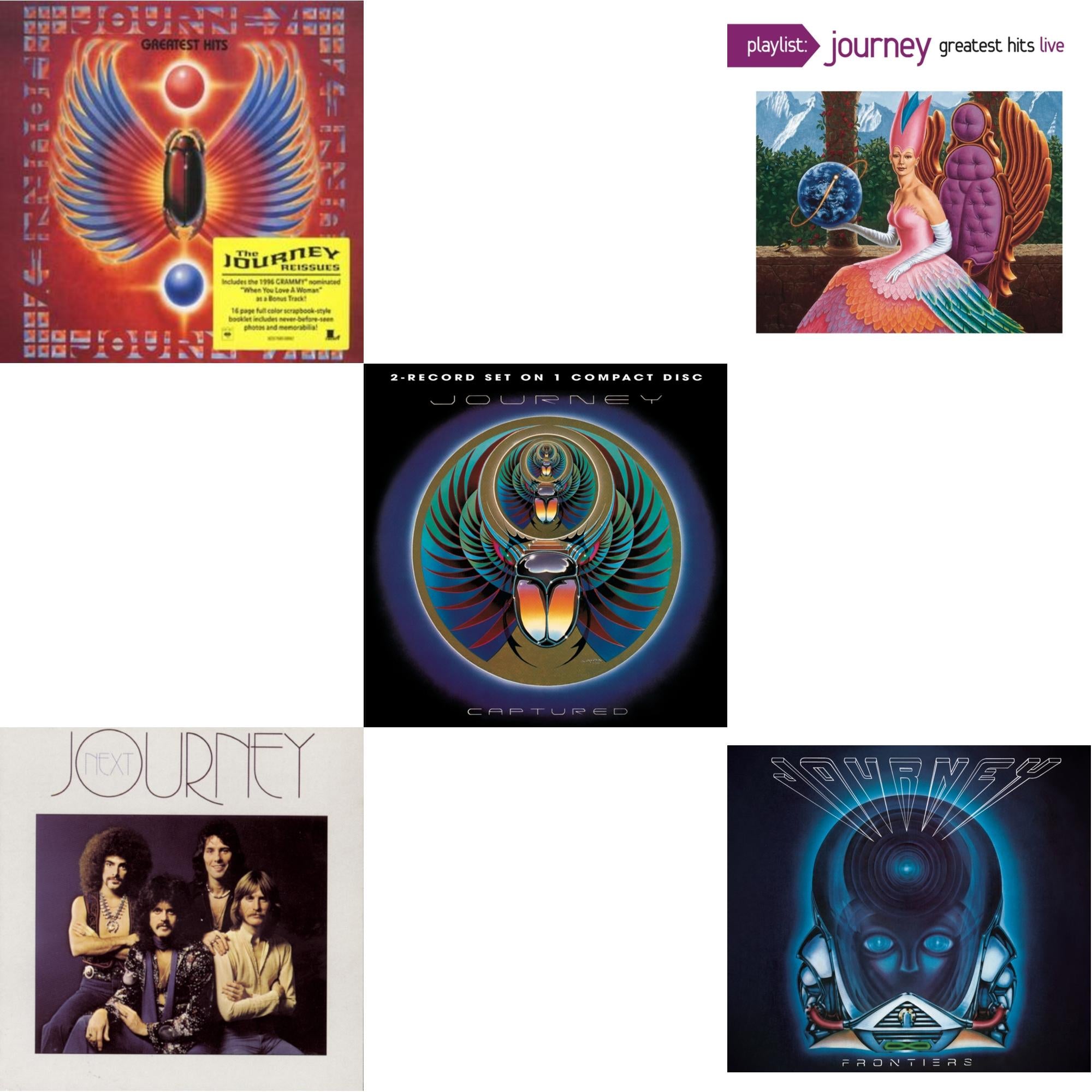 Greatest Hits & Next & Captured & Playlist: Journey Greatest Hits Live & Frontiers