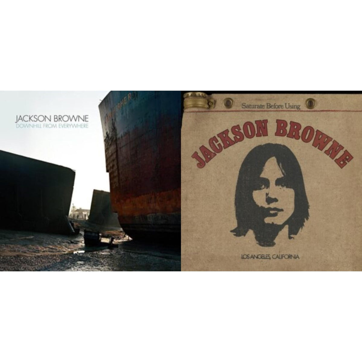 Jackson Browne - Jackson Browne & Downhill From Everywhere - CD Bundle