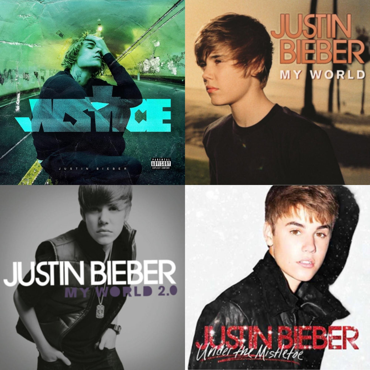 Justice (2LP) & My World & My World 2.0 & Under The Mistletoe